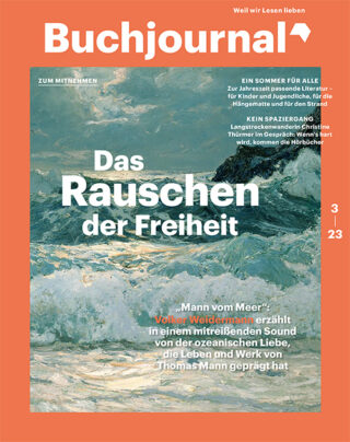 Cover vom Buchjournal mit einer Zeichnung vom Meer