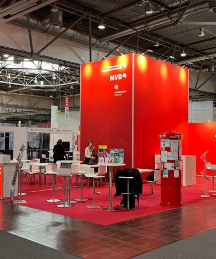 Der Messestand der Börsenvereinsgruppe