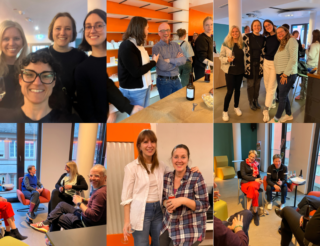Collage von der After-Work-Party