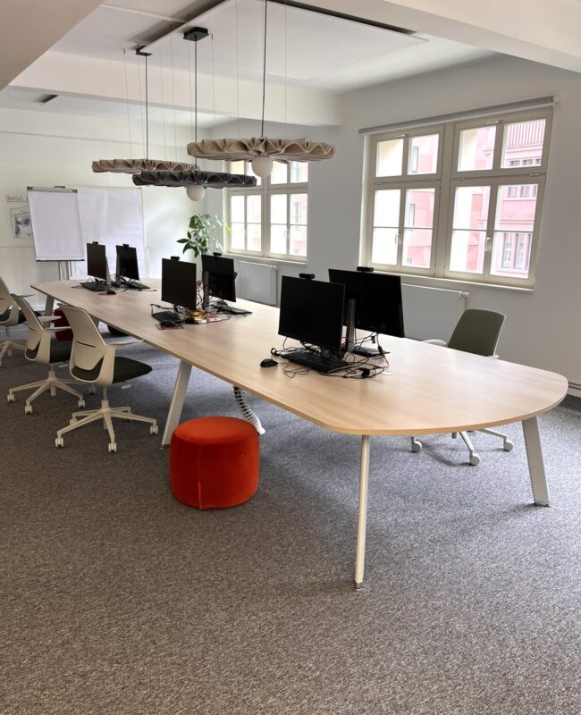 Offener Arbeitsplatz im Haus des Buches