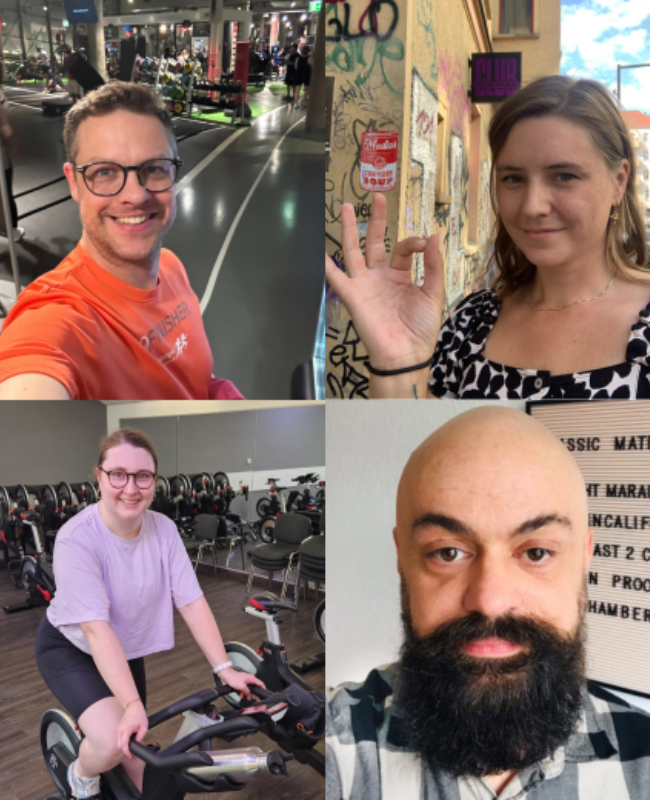 Eine Collage aus Thomas Koch, Miriam Schumm, Frank Kings und Jona Kruetzfeld