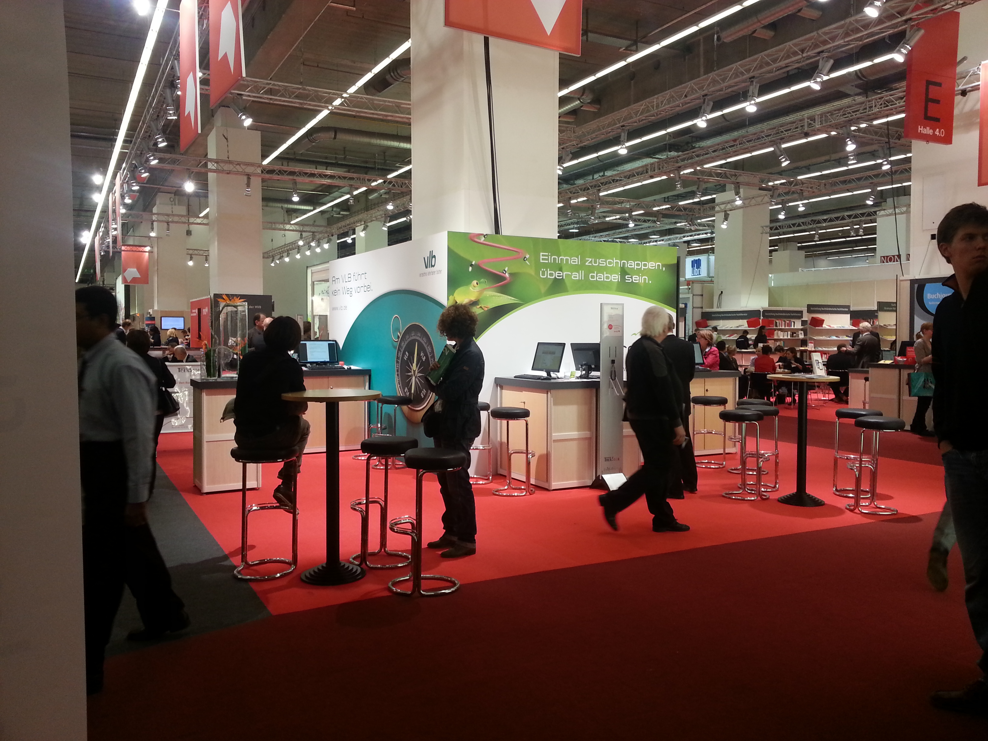 Blick auf den Messestand 2012