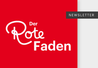 Grafik für den Newsletter "Roter Faden".