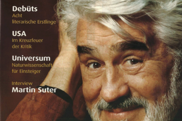 Buchjournal Cover mit Mario Adorf aus dem Jahr 2004