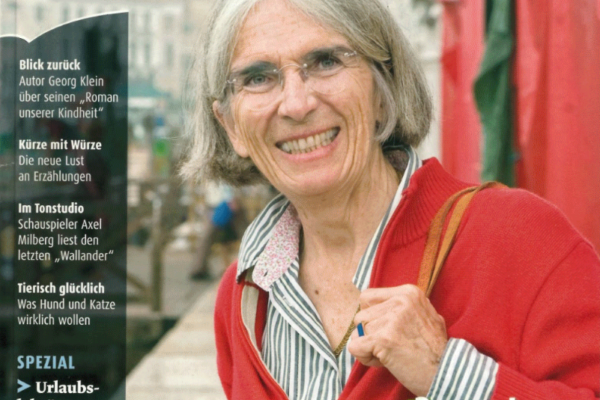 Buchjournal Cover mit Donna Leon aus dem Jahr 2010