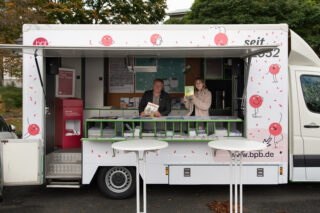 Bustour der Bundeszentrale für politische Bildung.