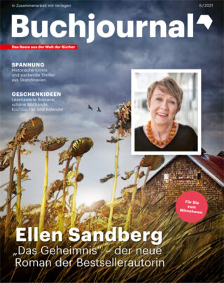 Cover Buchjournal mit Autorin Ellen Sandberg