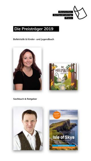 Gewinnende Deutscher Selfpublishing Preis und ihre Bücher