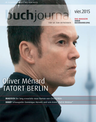 Cover Buchjournal mit Oliver Ménard
