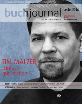 Cover Buchjournal mit Koch Tim Mälzer